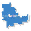 68842, Nebraska (Solid Fill with Shadow)