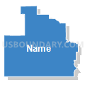69170, Nebraska (Solid Fill with Shadow)