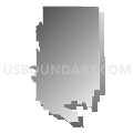 69356, Nebraska (Gray Gradient Fill with Shadow)