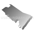 01904, Massachusetts (Gray Gradient Fill with Shadow)