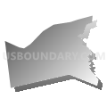 01843, Massachusetts (Gray Gradient Fill with Shadow)